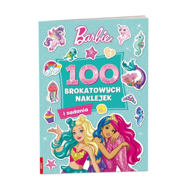 Barbie. 100 brokatowych naklejek